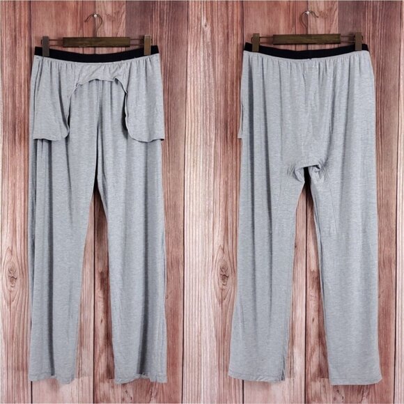 NWT Saxx Underwear Co Mens Size Medium Sleepwalker Pants Gray sweatpants SXLW30 - Picture 2 of 12